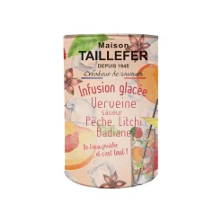 Infusion glacee verveine, badiane, saveurs pêche & litchi 40g
