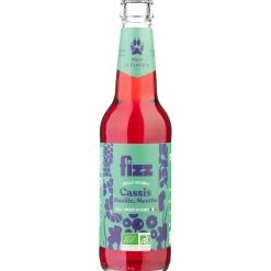 Infusion pétillante cassis basilic menthe 33cl - Fizz Bio