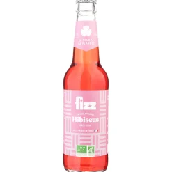 Infusion pétillante cerise hibiscus 33?cl – Fizz Bio