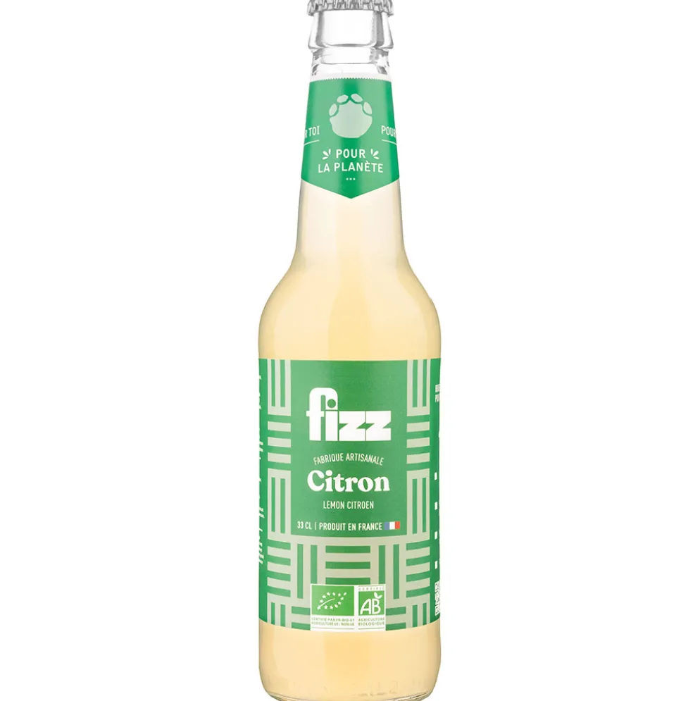 Infusion pétillante citron 33?cl – Fizz Bio