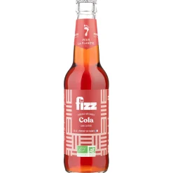 Infusion pétillante cola citron 33?cl – Fizz Bio