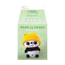 Kit crochet Panda - Minigurumi