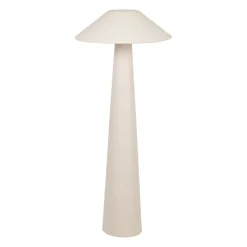 Lampadaire en coton blanc cassé h120cm E27 - Calypsa