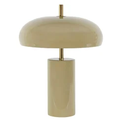 Lampe champignon en fer amande h40cm E14x2 - Arty