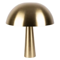 Lampe champignon en fer doré h44cm E27 - Ardecor