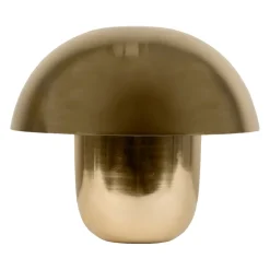 Lampe champignon en fer doré h35cm E27 - Champart