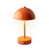 Lampe de table LED rechargeable en métal terracotta h25cm