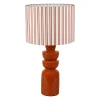 Lampe en coton et céramique terracotta h47cm E27cm - Verda