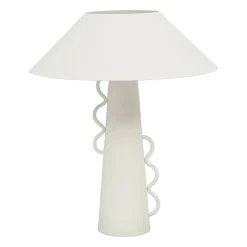 Lampe en fer écru h47cm E14 - Ardecor