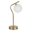 Lampe en fer doré h38cm G9 - Ardecor