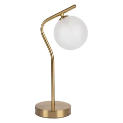 Lampe en fer doré h38cm G9 - Ardecor