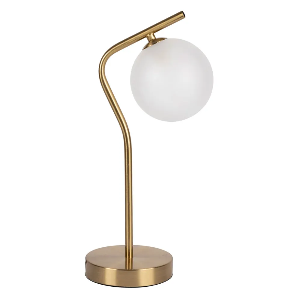 Lampe en fer doré h38cm G9 - Ardecor