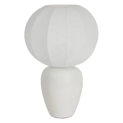 Lampe en porcelaine blanc h33cm E27 - Klosen