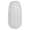 Lampe en porcelaine blanc h33cm E14 - Ellipse