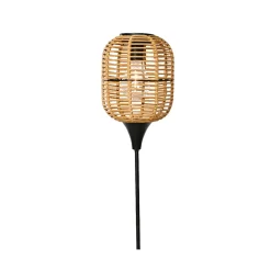 Lampe solaire en résine naturel h78cm