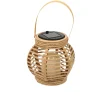 Lanterne solaire effet bougie naturel h15cm