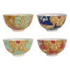 Lot de 4 bols en grès multicolore 30cl - Flaura
