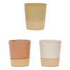 Lot de 3 tasses en terre cuite 28cl - Ekume