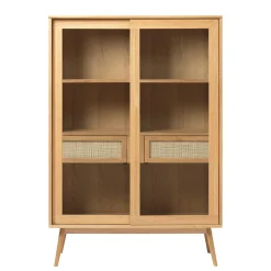 Meuble haut en placage chêne naturel h160cm - barrali