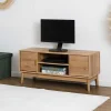 Meuble TV 2 portes en bois L110cm - Tiphaine