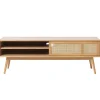 Meuble TV en plaquage chêne nature l150cm - barrali