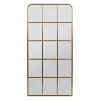 Miroir atelier en fer doré h127cm - Parc