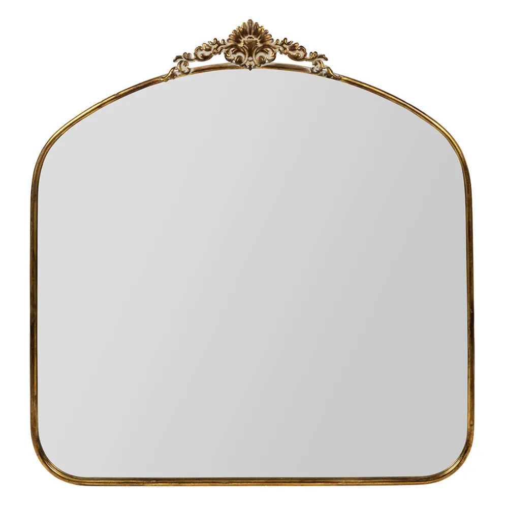 Miroir en fer doré - Charme