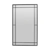 Miroir en fer noir h143cm - Osaka