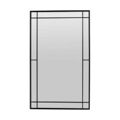 Miroir en fer noir h143cm - Osaka