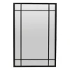 Miroir en fer noir h90cm - Osaka