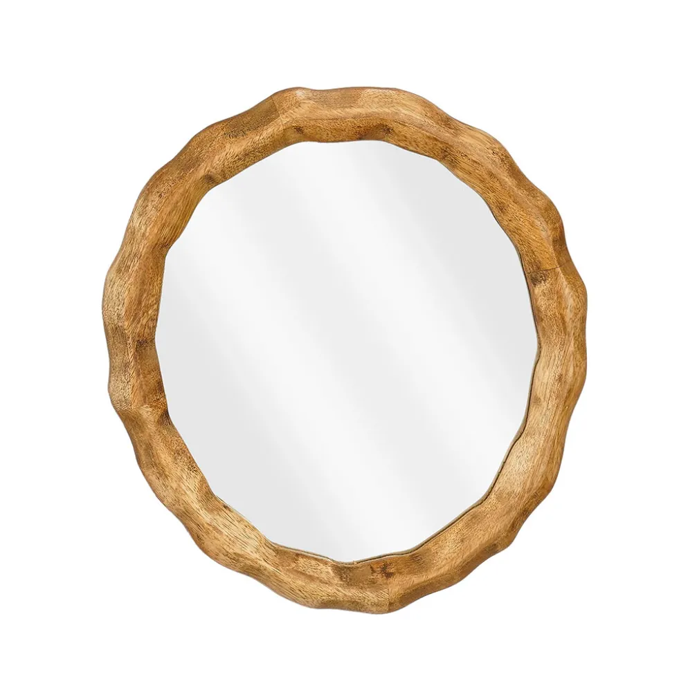 Miroir en manguier d27cm - Nick