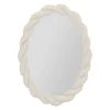 Miroir en mdf et miroir ecru 25x34.5cm - Organic