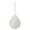 Miroir goute en fer doré 32x46cm - Ornalise