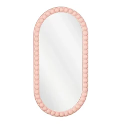 Miroir oval rose 50x25cm - Jax
