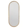 Miroir ovale en manguier 49x119.5cm - Hervea