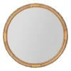 Miroir rond en sapin d53cm - Trappeur
