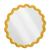 Miroir rond jaune d50cm - Jude