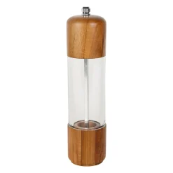 Moulin à poivre et sel en acacia h21cm - Ablis