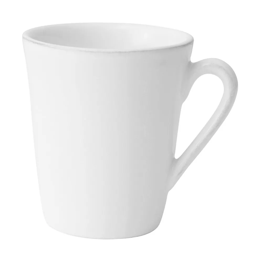Mug americain en faïence blanc 25cl