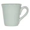 Mug en faïence vert d'eau 50cl - campagne