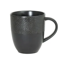 Mug en grès noir 30cl - Vesuvio