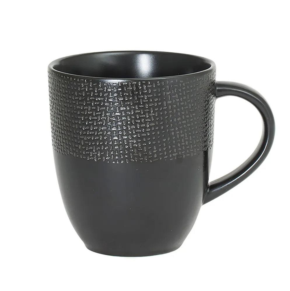Mug en grès noir 30cl - Vesuvio