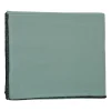 Nappe corino vert d'eau 320x160cm coton lavé 170g/m2
