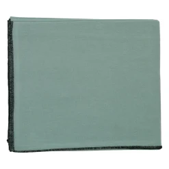 Nappe corino vert d'eau 320x160cm coton lavé 170g/m2