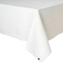 Nappe en lin et coton blanc 160x160cm - Zilia