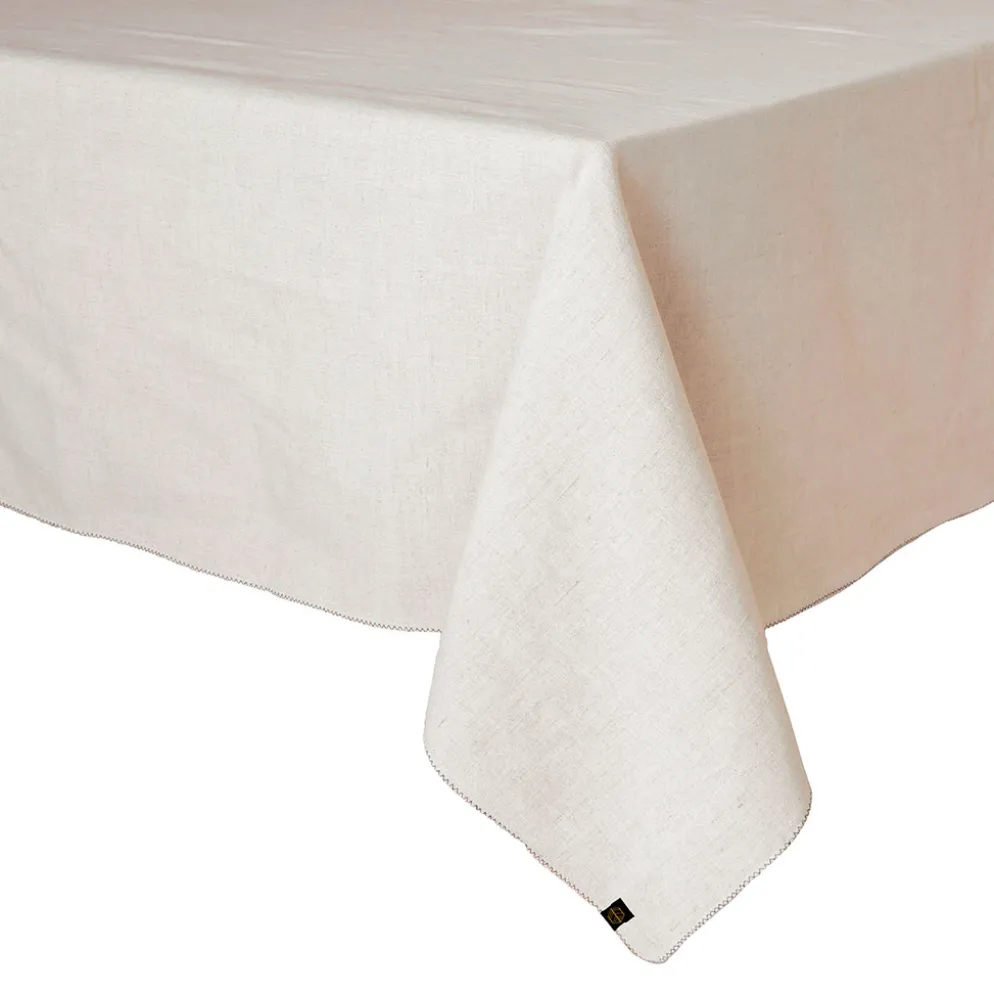 Nappe en lin et coton naturel 160x250cm - Zilia