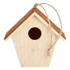 Nichoir à oiseaux en pin h17cm