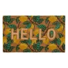 Paillasson "hello" en fibre de coco 73x43cm - Medi