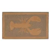 Paillasson homard en coco naturel 73x43cm - Homard