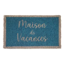 Paillasson vacances bleu